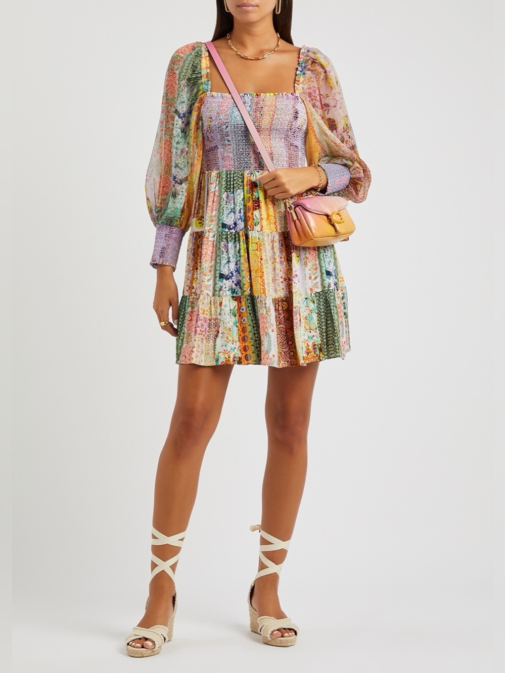 Alice + Olivia Rowen Tiered Mini Dre S